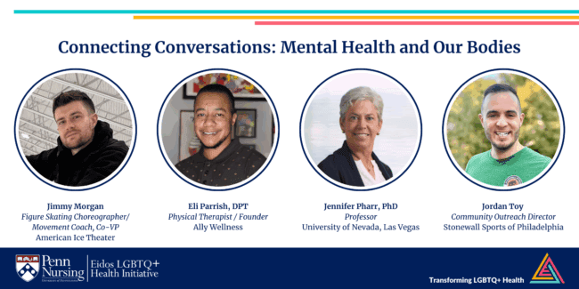 Panelists for Connecting Conversations - Mental Health and Our Bodies
