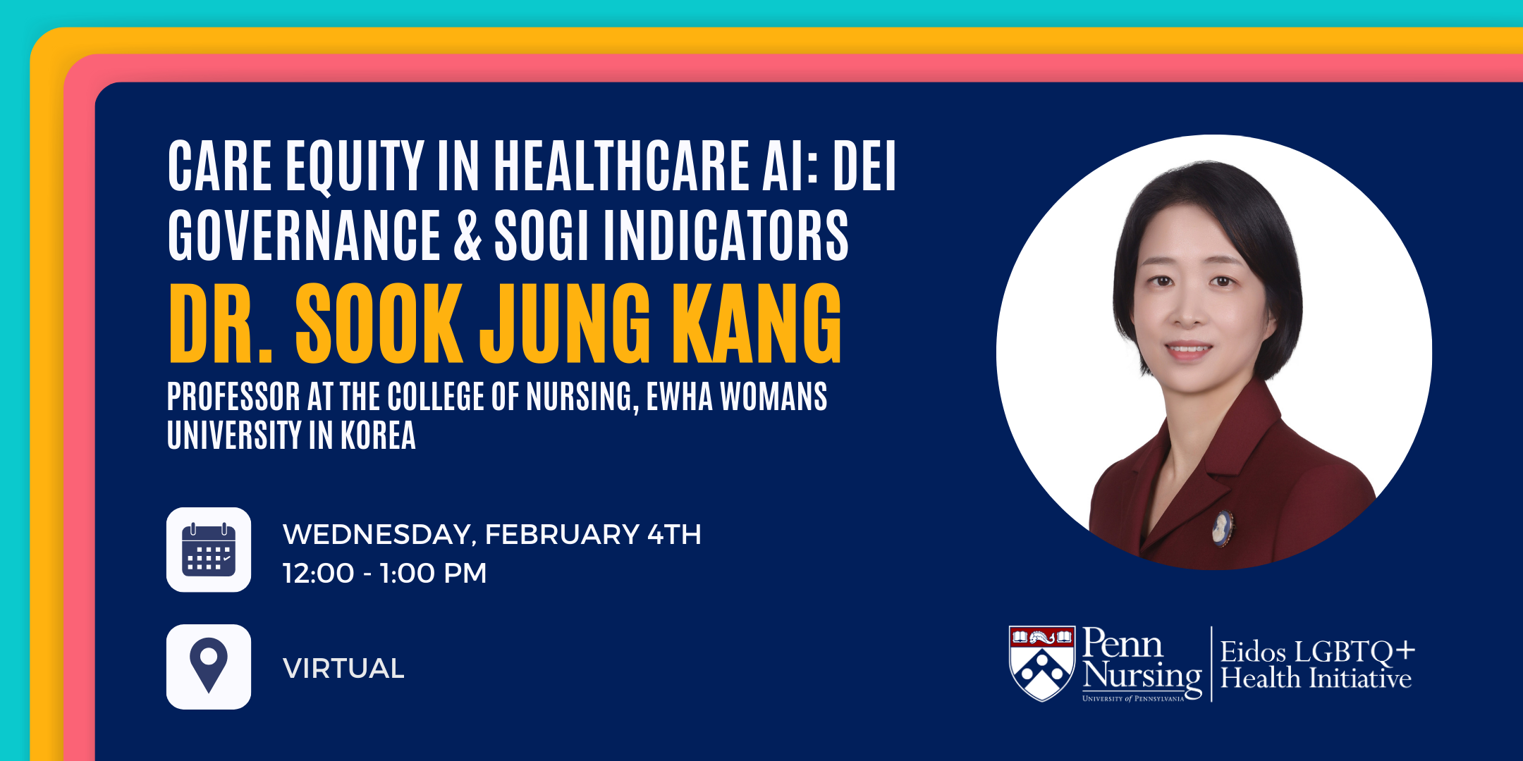 Event Listing for talk by Dr. Sook Jung Kang