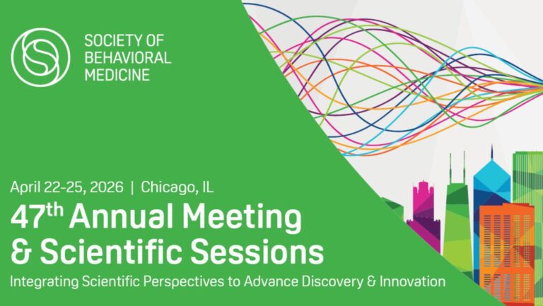 Society of Behavioral Medicine Annual Meeting: Eidos Oral Presentations